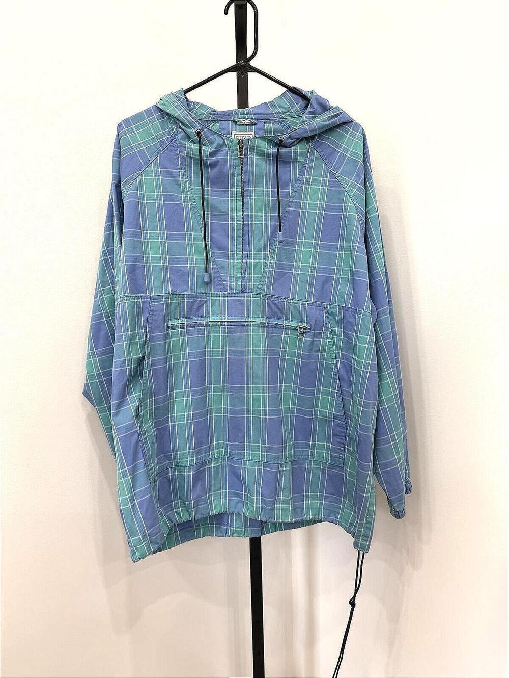 Field Gear Plaid Pullover Shirt Jacket Medium